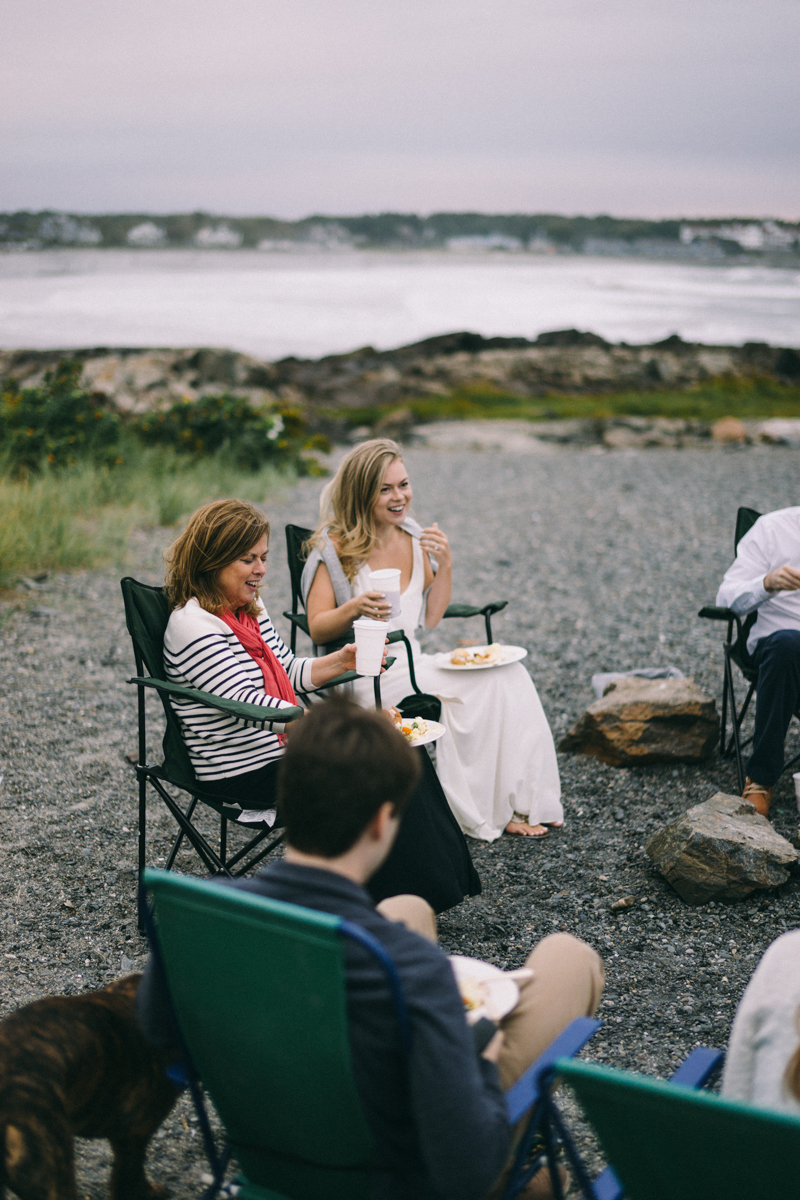 Wedding Vows on Maine Beach