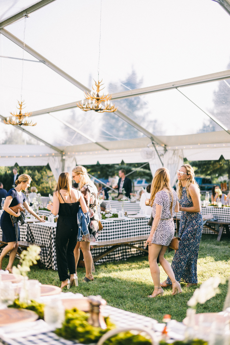 Island Tented Rehearsal Dinner