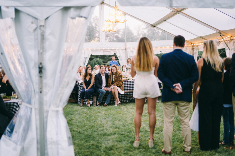 Island Tented Rehearsal Dinner