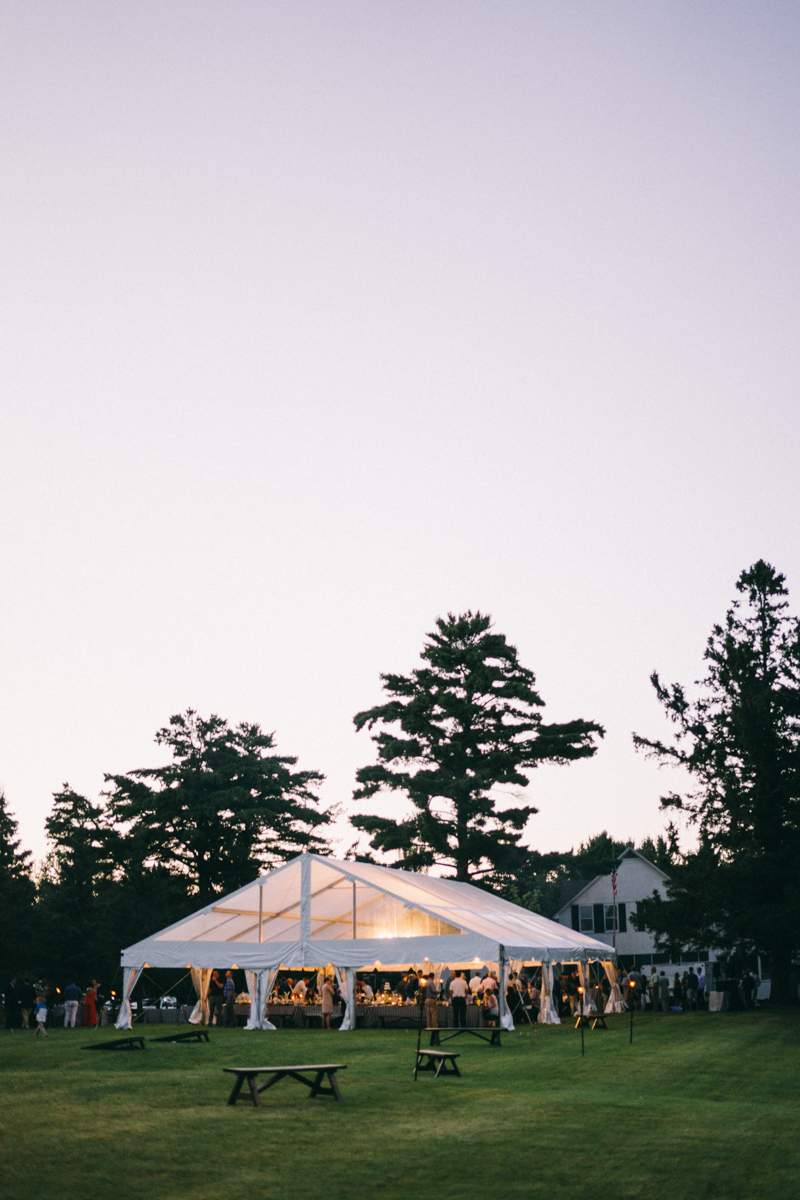 Island Tented Rehearsal Dinner