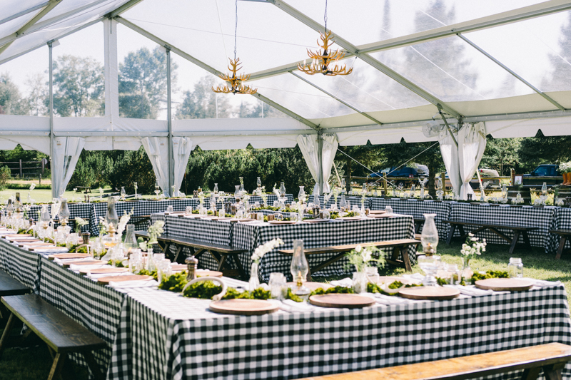 Island Tented Rehearsal Dinner