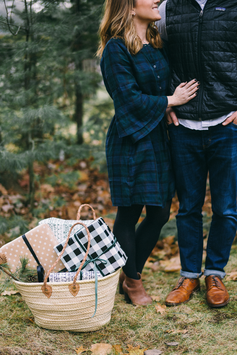Newlywed Christmas in Maine