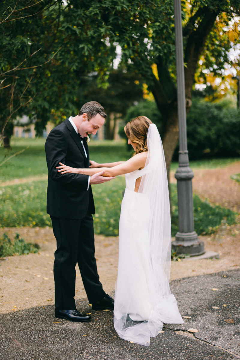 Romantic Fall Fine Art Wedding in Nicollet Island Pavilion Minneapolis