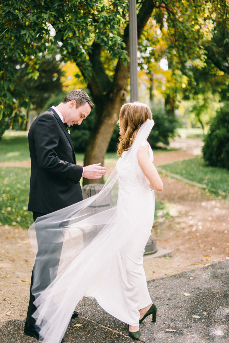 Romantic Fall Fine Art Wedding in Nicollet Island Pavilion Minneapolis