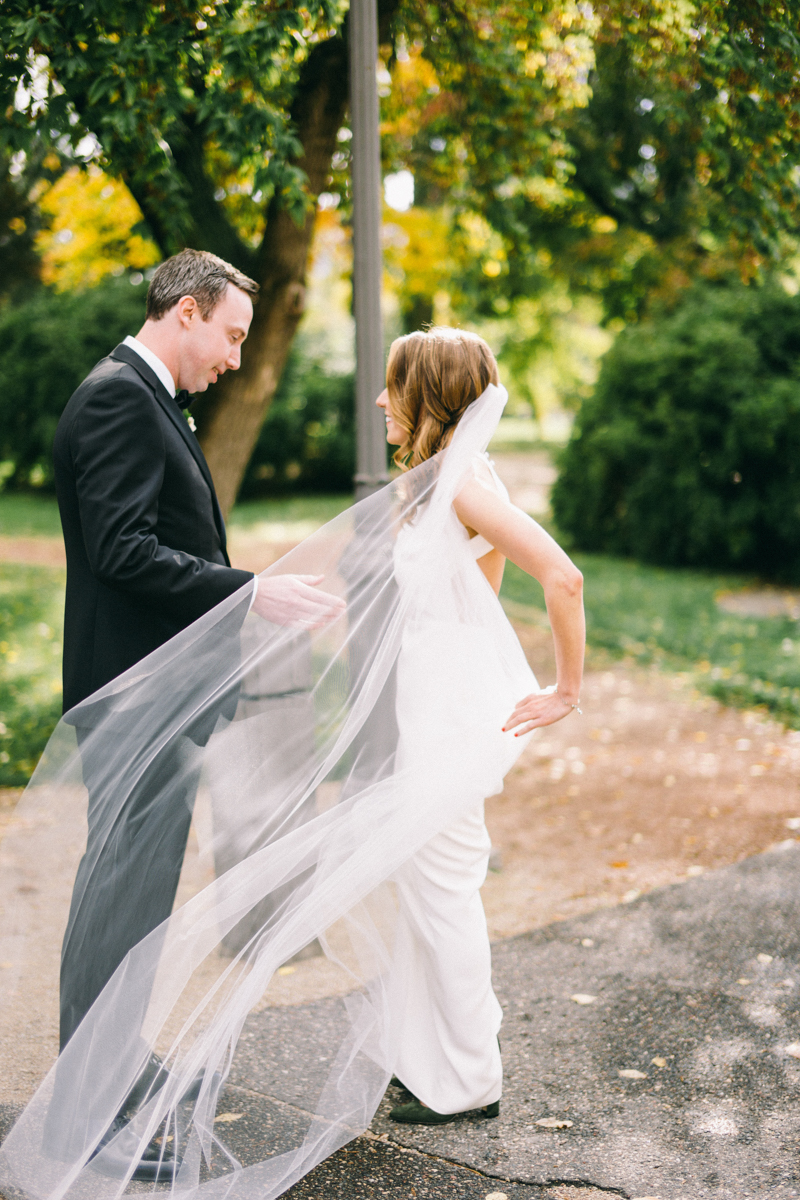 Romantic Fall Fine Art Wedding in Nicollet Island Pavilion Minneapolis