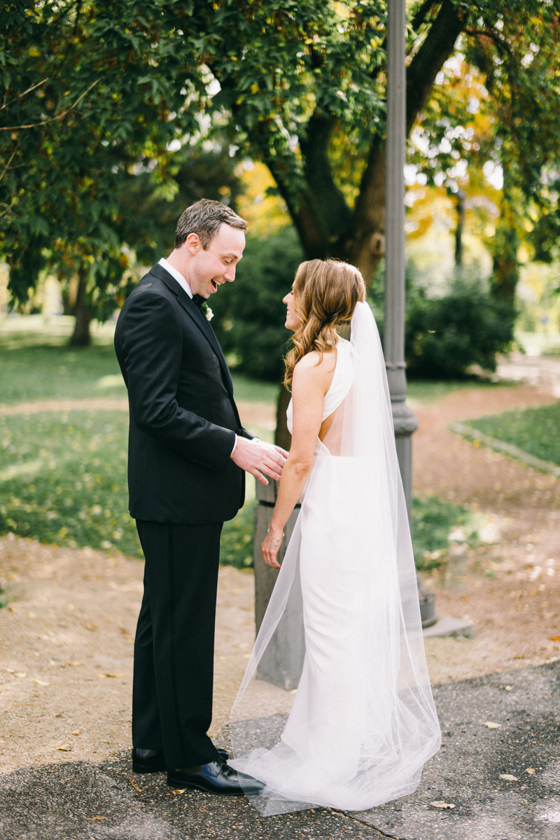 Romantic Fall Fine Art Wedding in Nicollet Island Pavilion Minneapolis