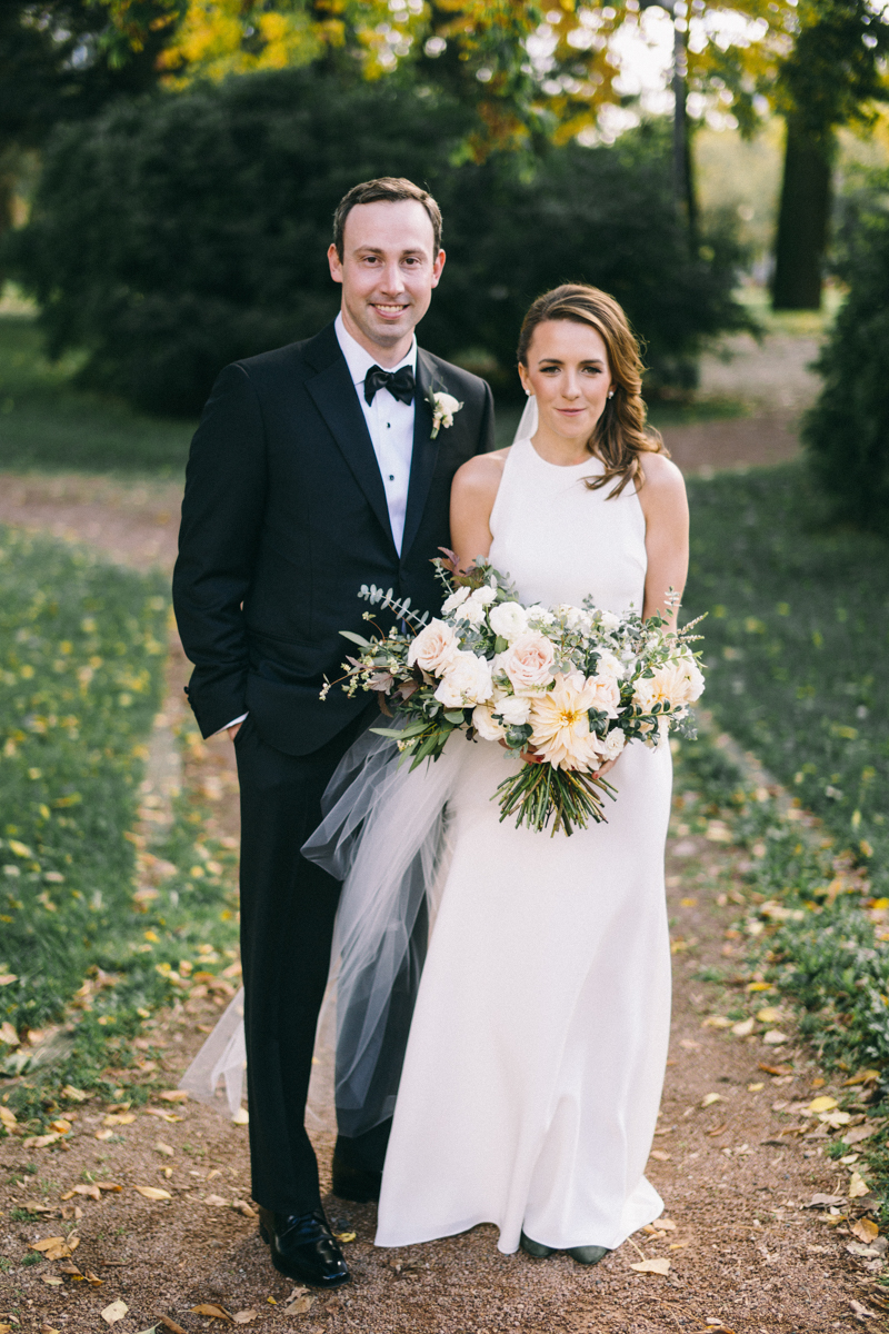 Romantic Fall Fine Art Wedding in Nicollet Island Pavilion Minneapolis