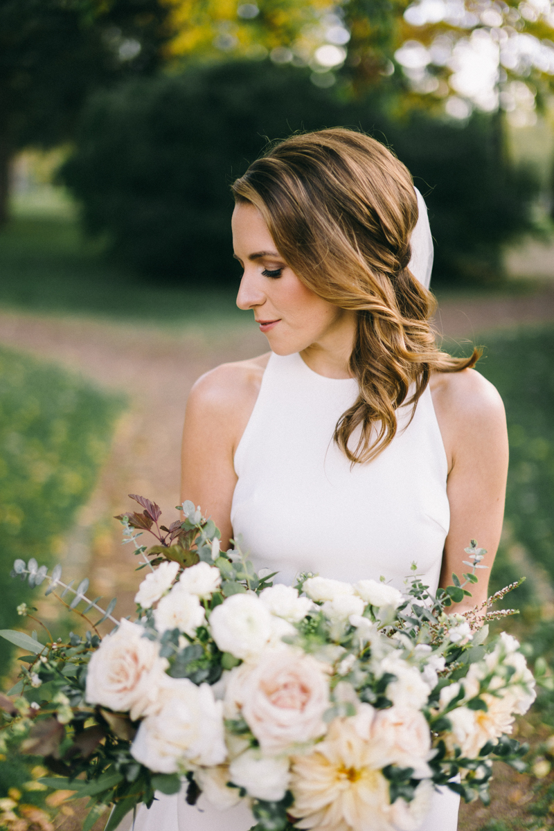 Romantic Fall Fine Art Wedding in Nicollet Island Pavilion Minneapolis