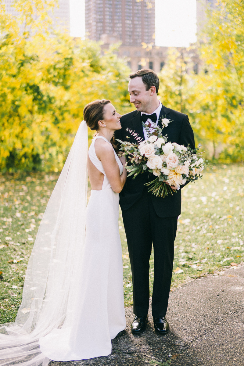 Romantic Fall Fine Art Wedding in Nicollet Island Pavilion Minneapolis