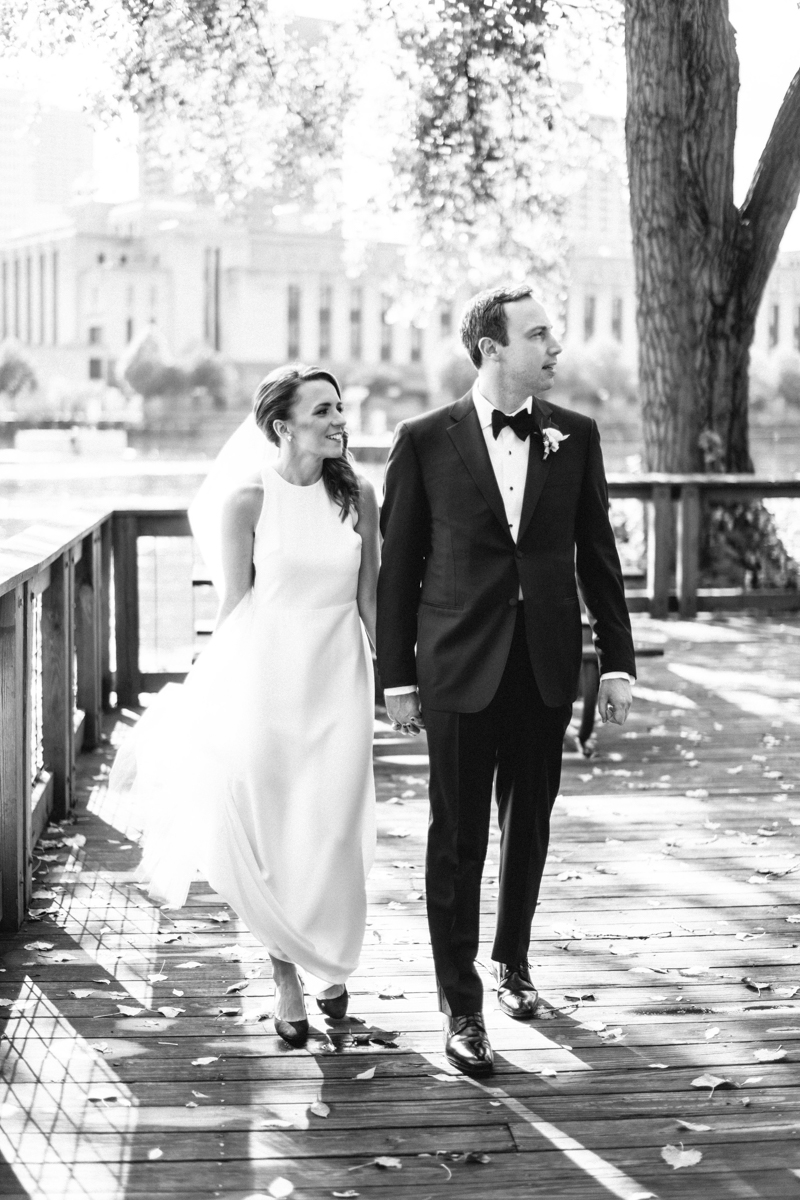 Romantic Fall Fine Art Wedding in Nicollet Island Pavilion Minneapolis