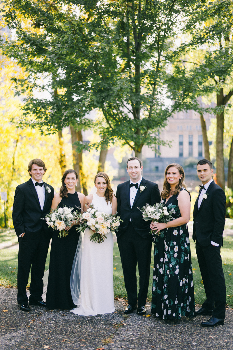 Romantic Fall Fine Art Wedding in Nicollet Island Pavilion Minneapolis