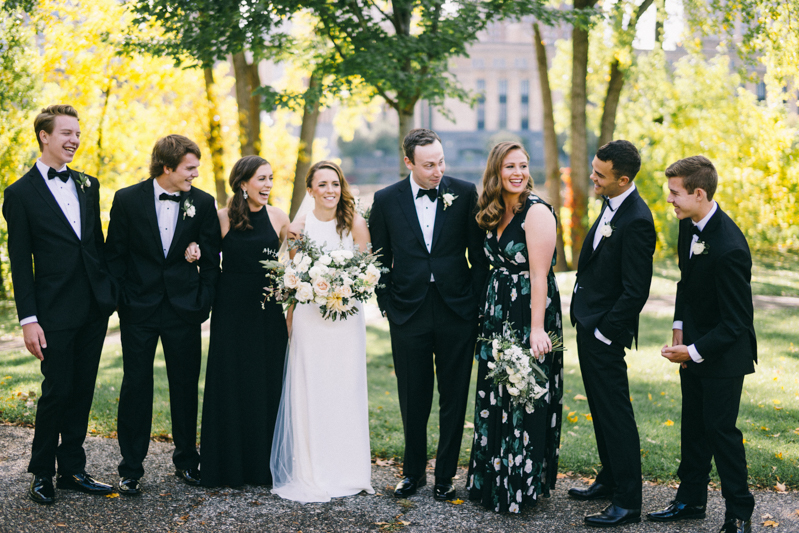 Romantic Fall Fine Art Wedding in Nicollet Island Pavilion Minneapolis