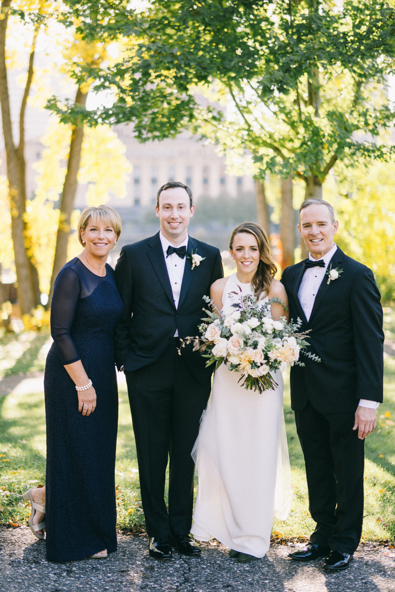 Romantic Fall Fine Art Wedding in Nicollet Island Pavilion Minneapolis