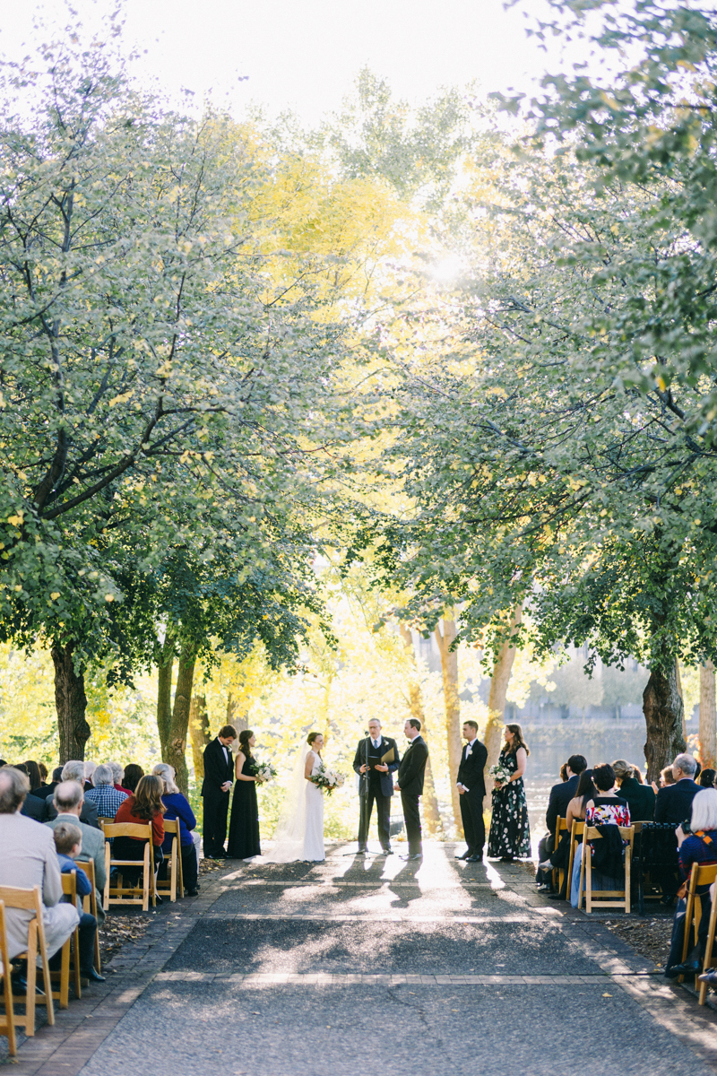 Romantic Fall Fine Art Wedding in Nicollet Island Pavilion Minneapolis