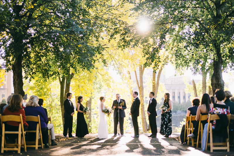 Romantic Fall Fine Art Wedding in Nicollet Island Pavilion Minneapolis