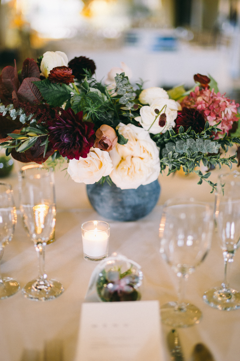 Fall romantic wedding at mansion