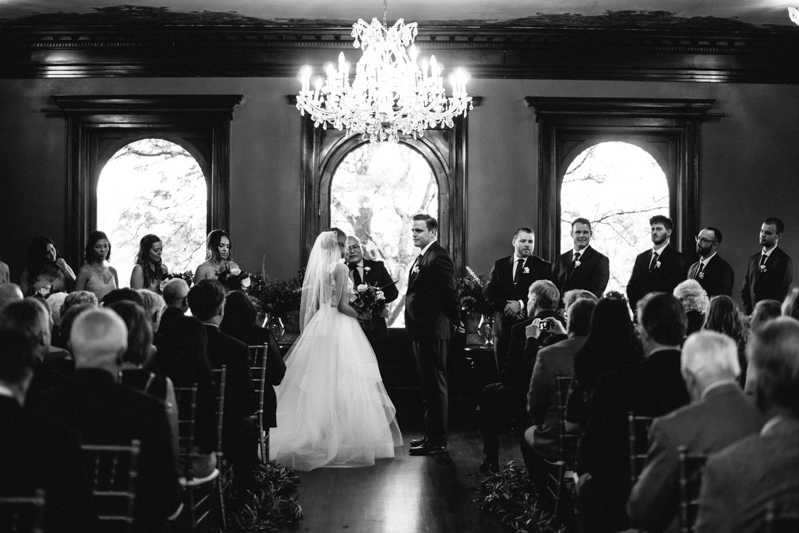 Fall romantic wedding at mansion