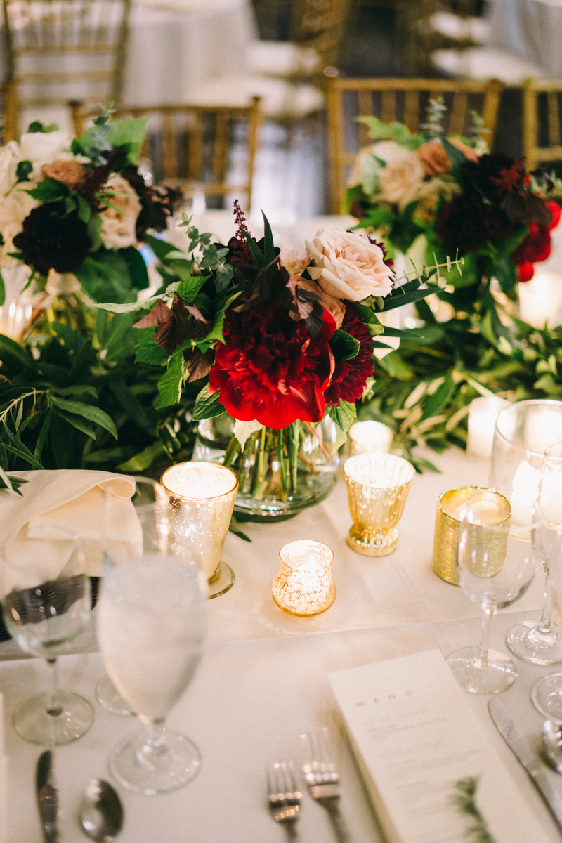 Fall romantic wedding at mansion