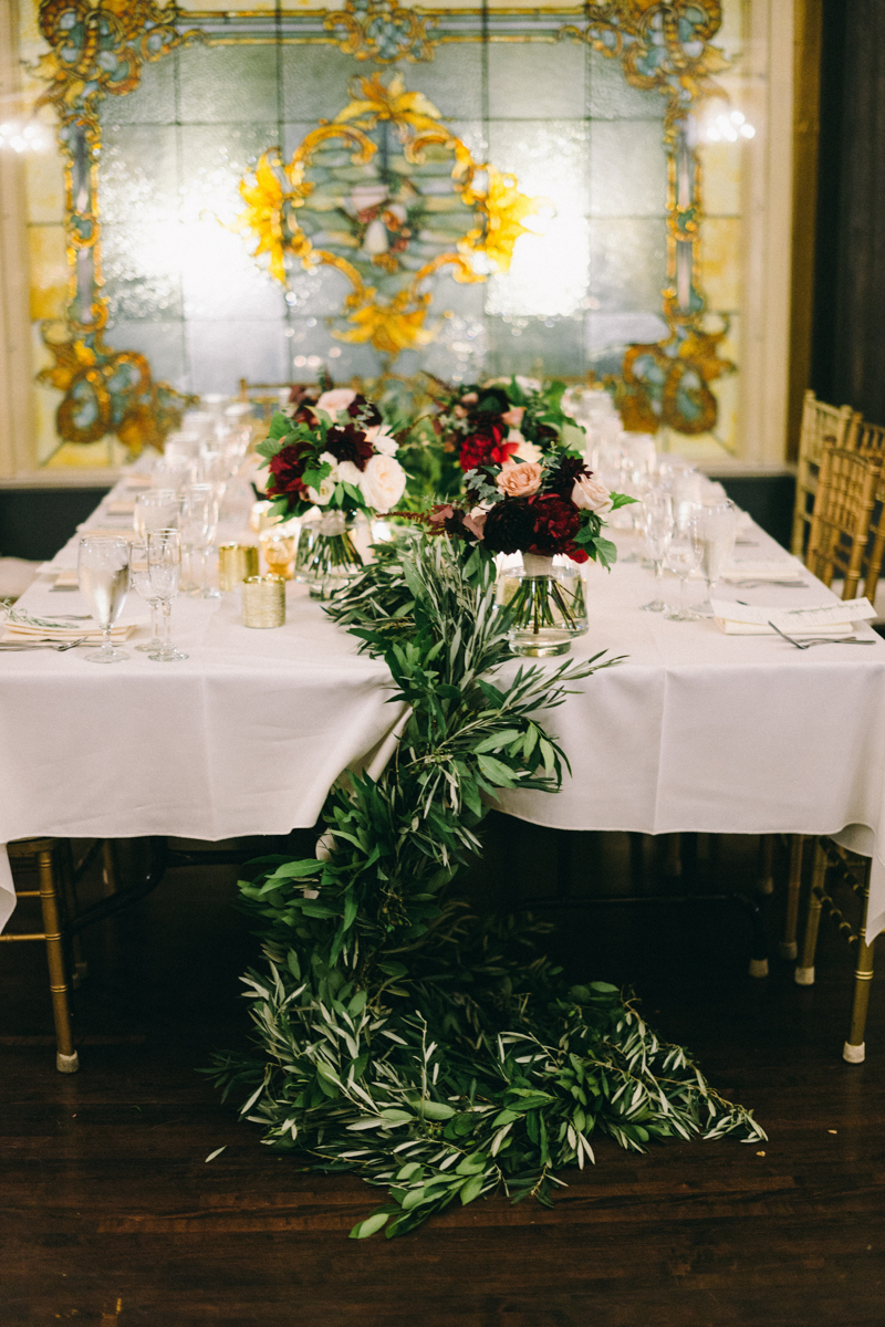 Fall romantic wedding at mansion