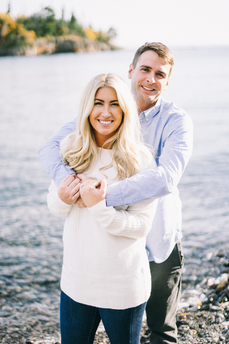 Cliff Waterfront Fine Art Engagement Session