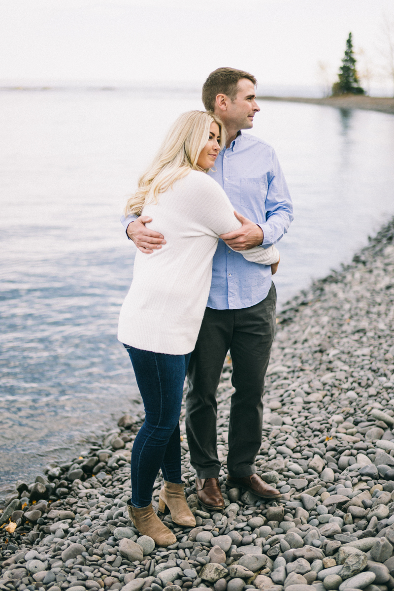 Cliff Waterfront Fine Art Engagement Session