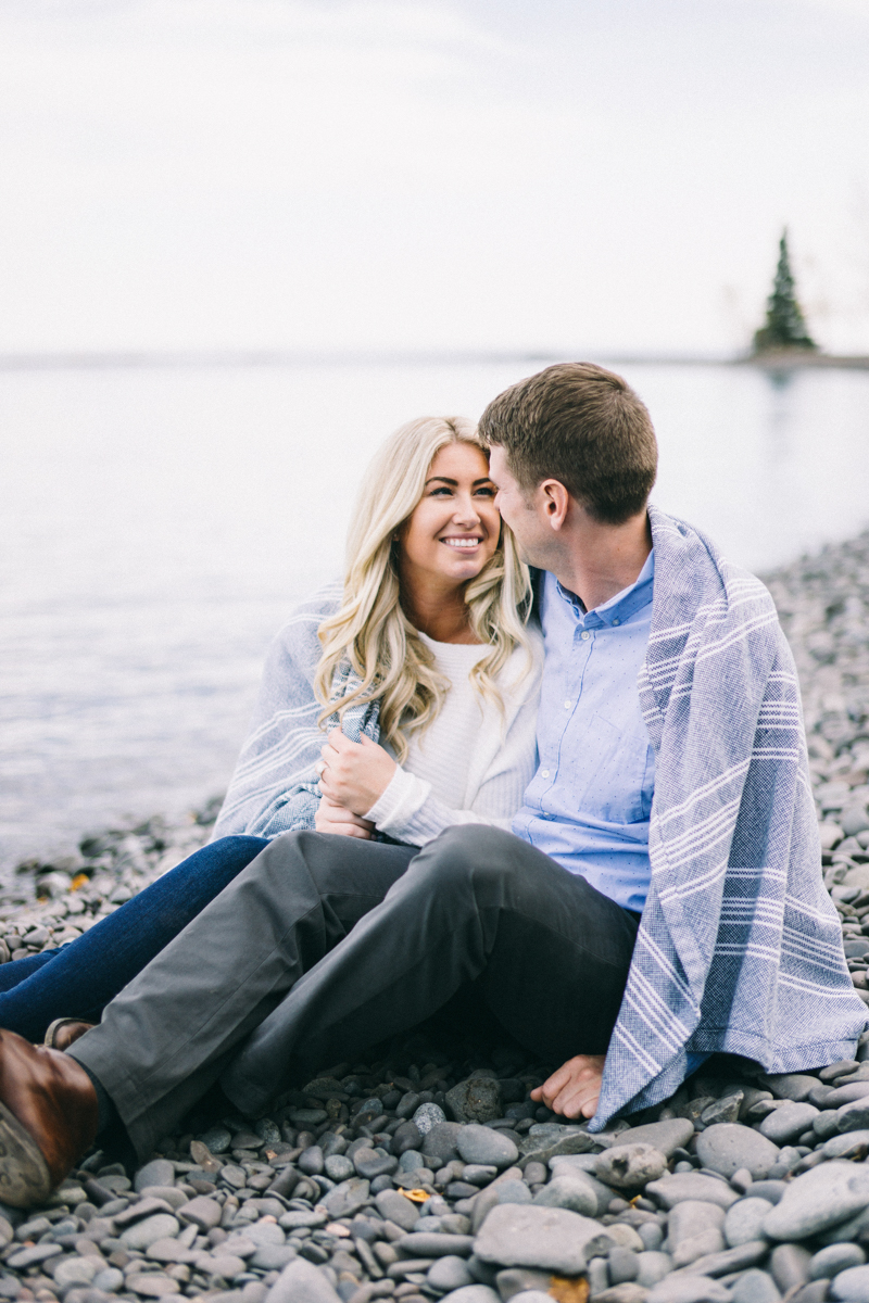 Cliff Waterfront Fine Art Engagement Session