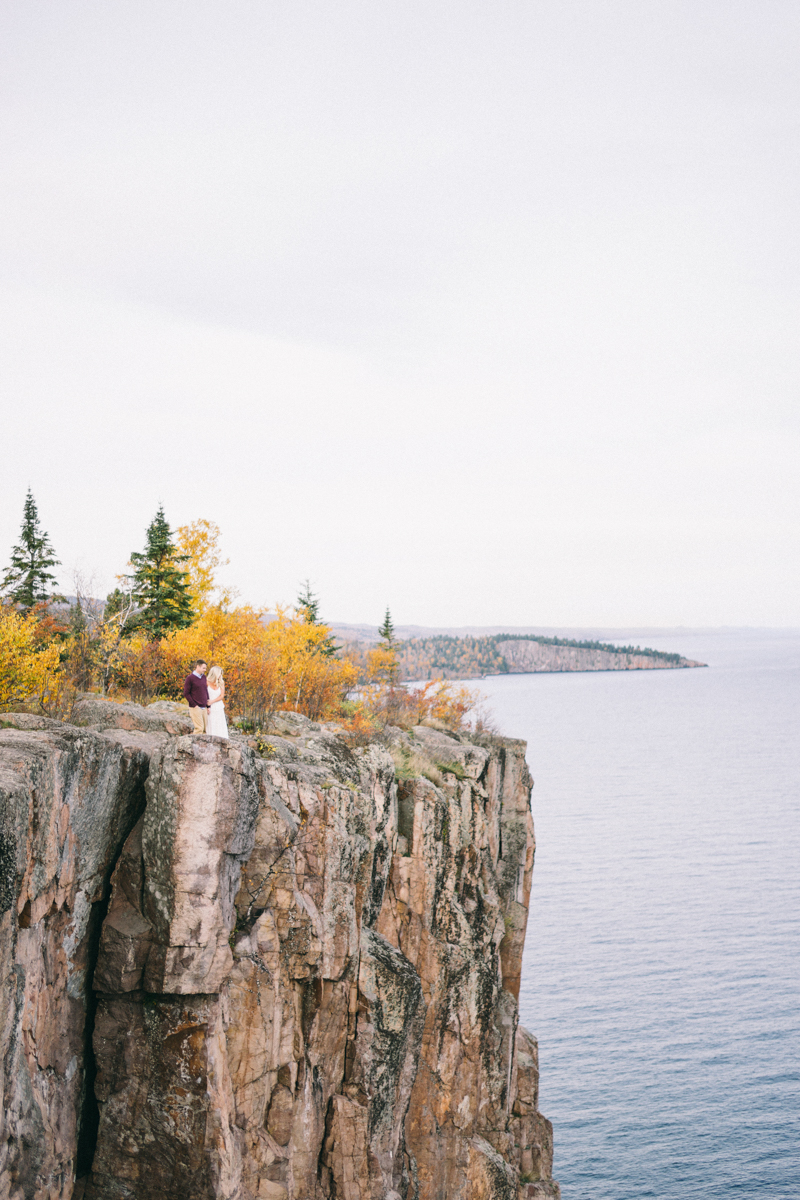 Cliff Waterfront Fine Art Engagement Session