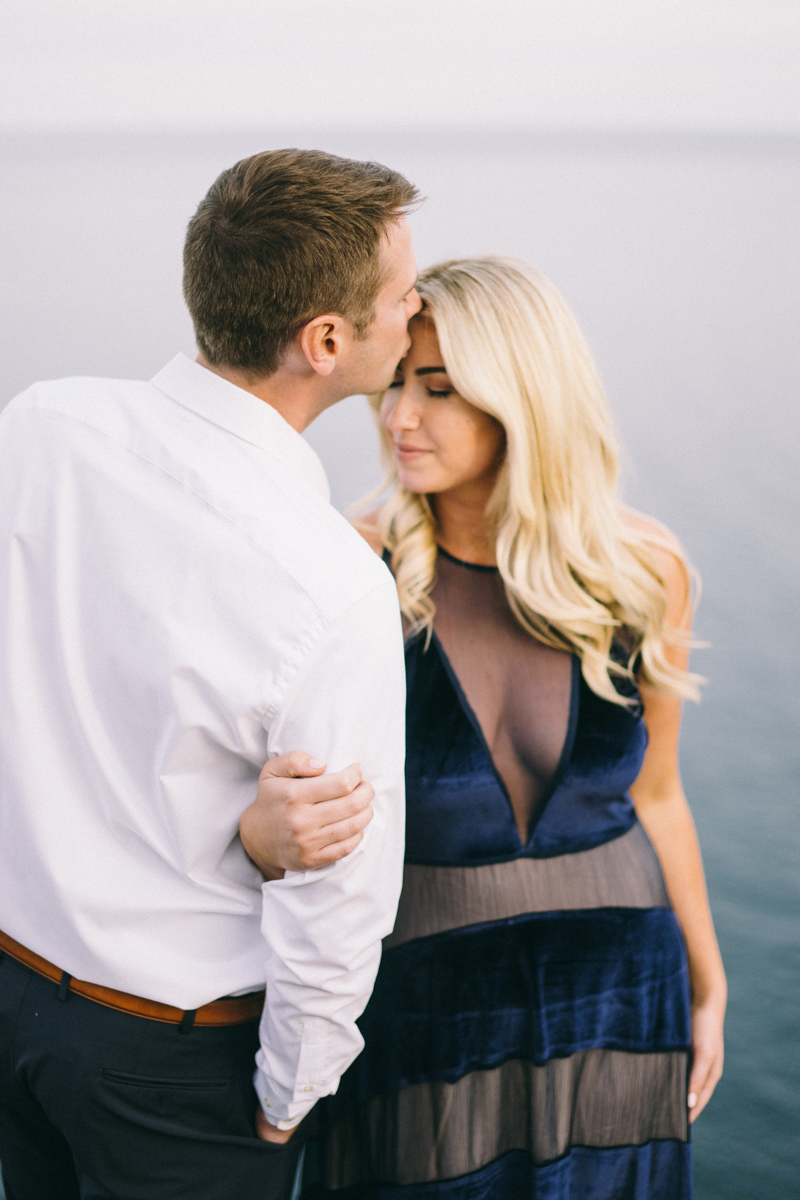 Cliff Waterfront Fine Art Engagement Session