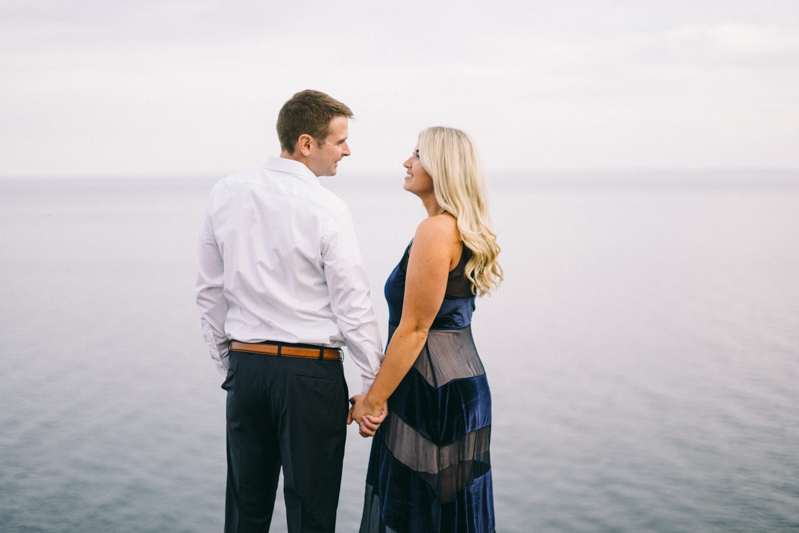 Cliff Waterfront Fine Art Engagement Session