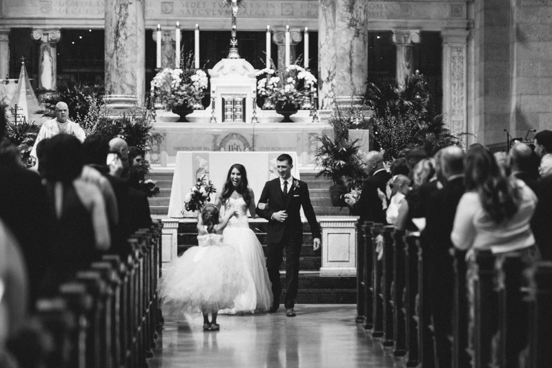 spring wedding at basilica