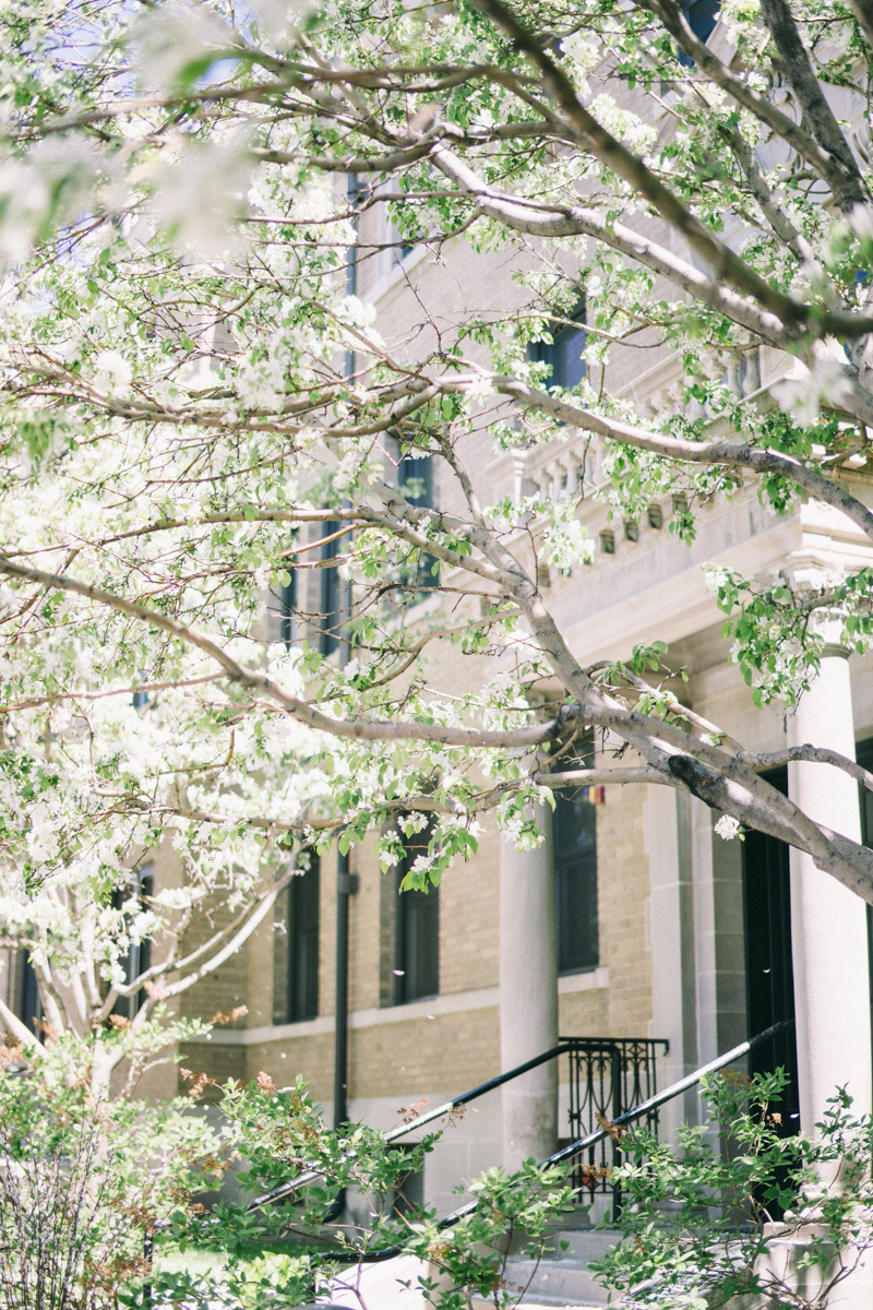 spring wedding at basilica