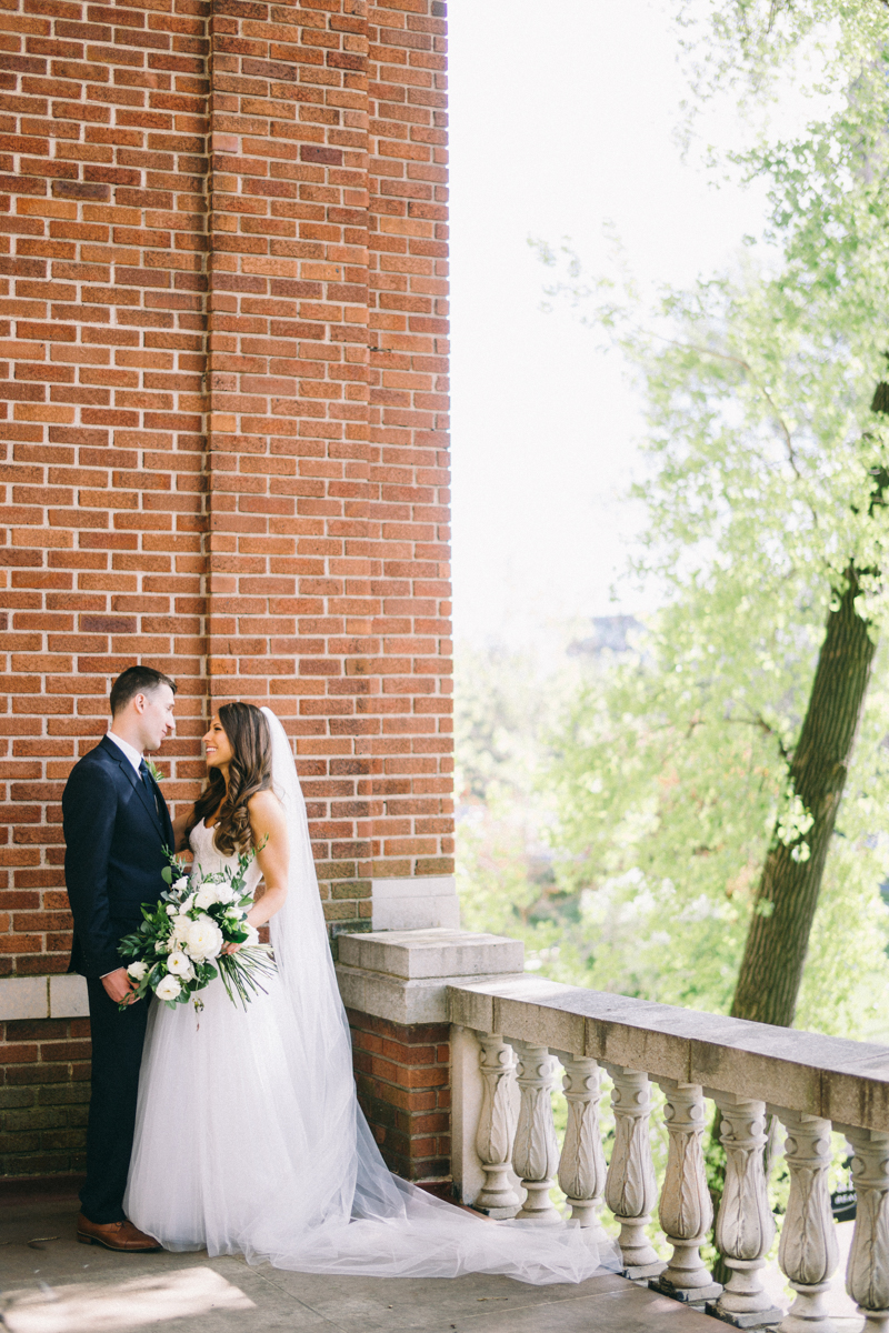 spring wedding at basilica