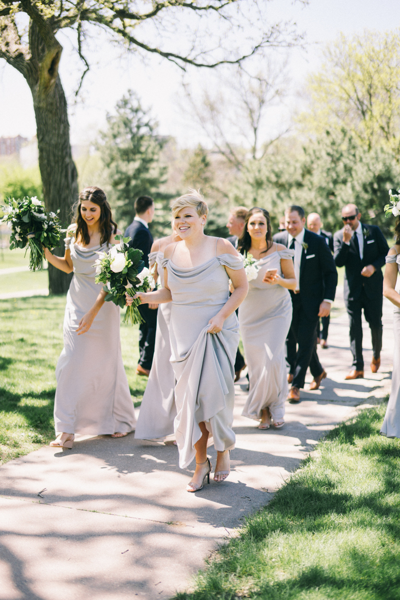 spring wedding at basilica