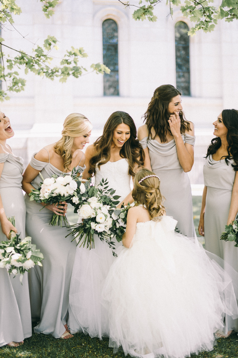 spring wedding at basilica