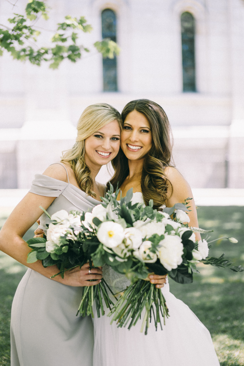 spring wedding at basilica