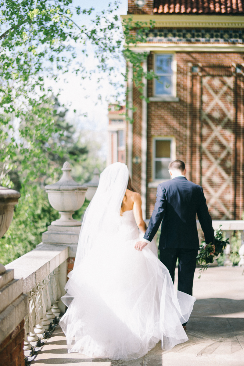 spring wedding at basilica