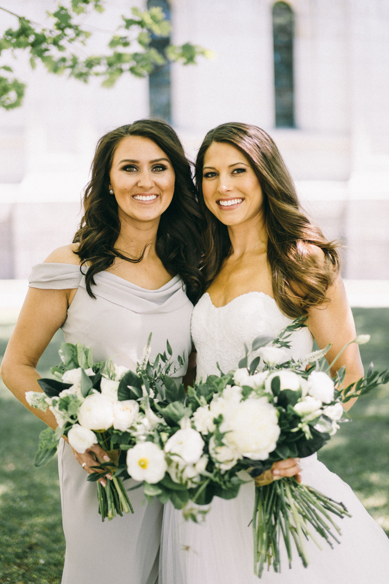 spring wedding at basilica