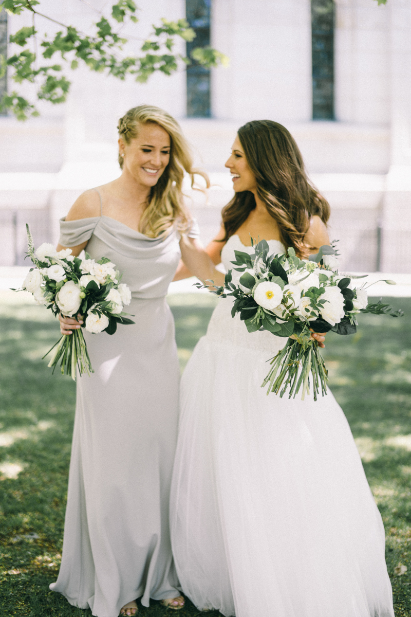 spring wedding at basilica