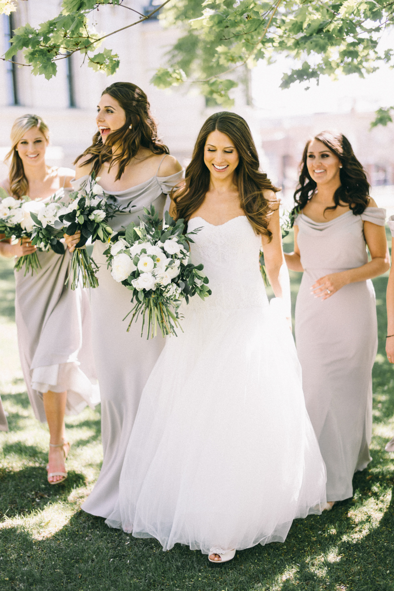 spring wedding at basilica