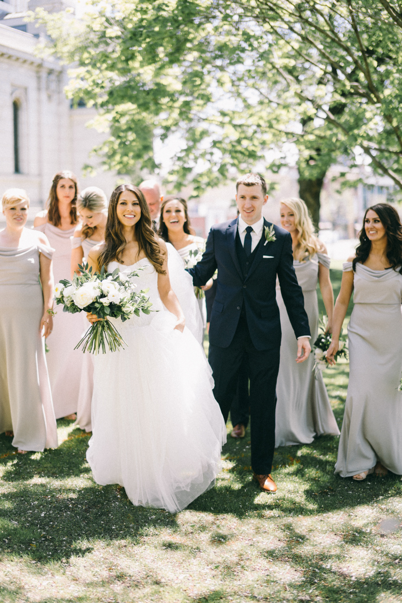 spring wedding at basilica