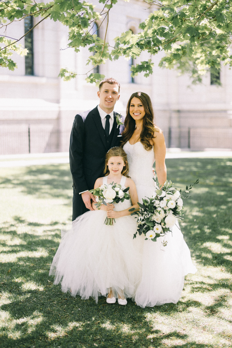 spring wedding at basilica