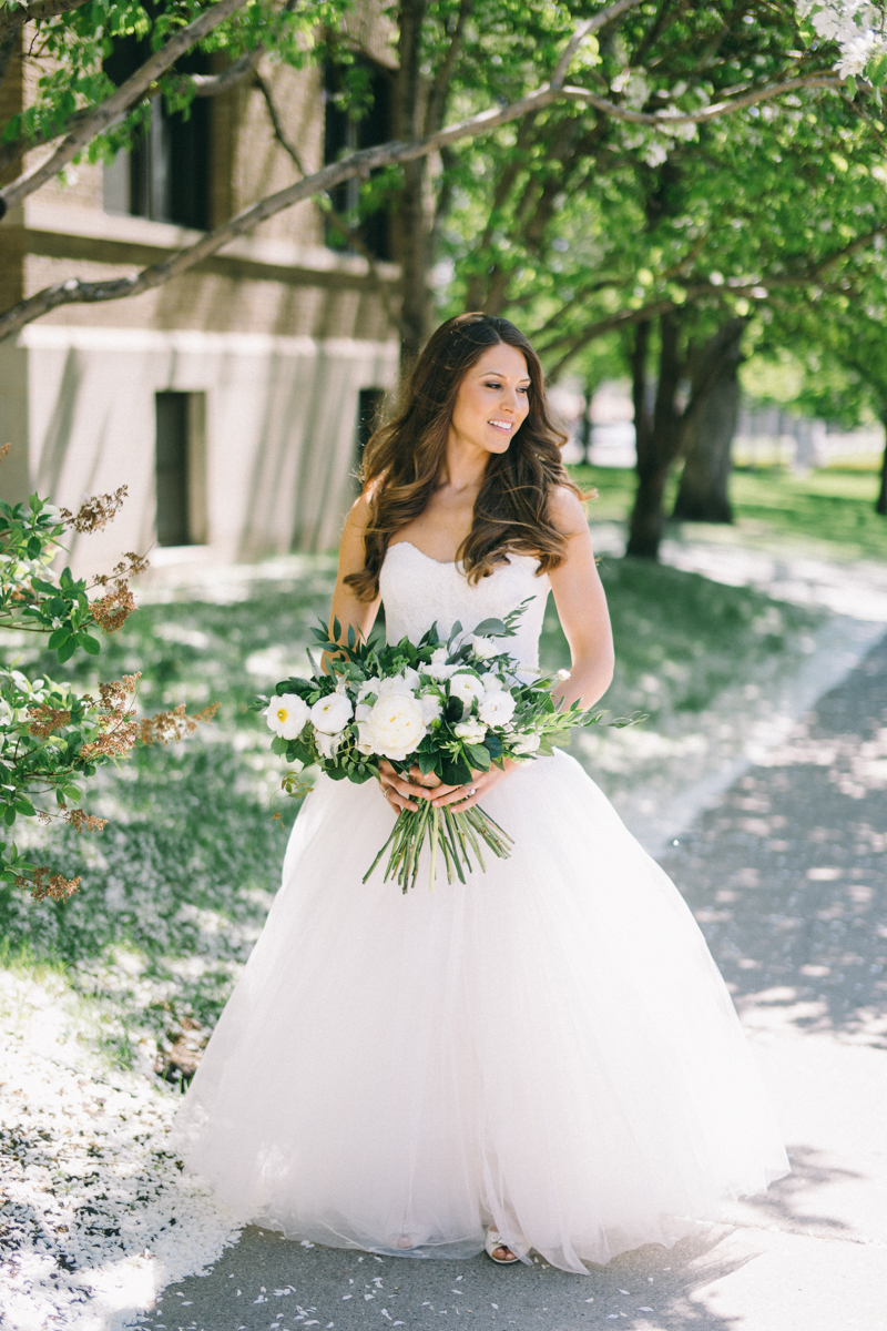 spring wedding at basilica