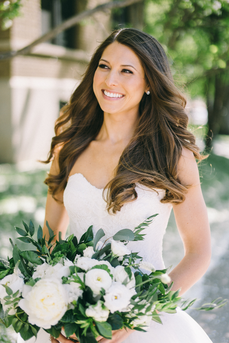 spring wedding at basilica