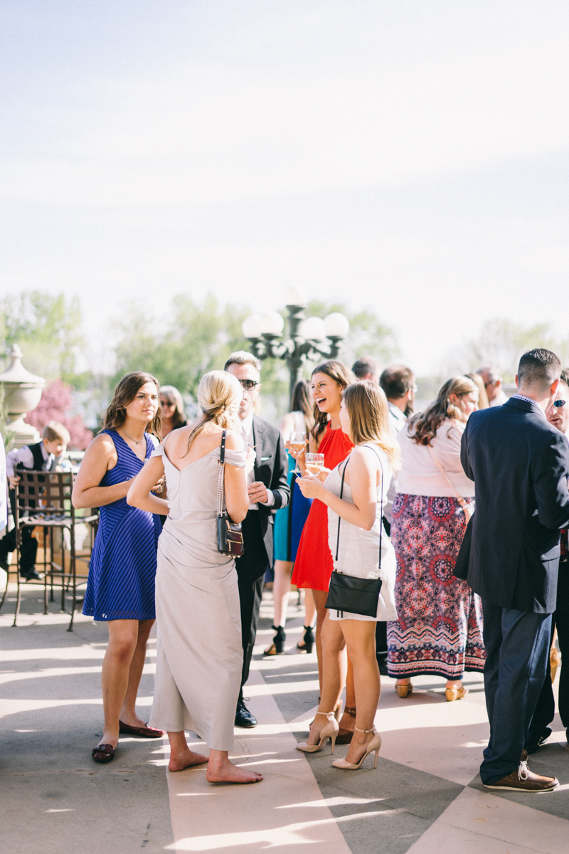 spring wedding at basilica