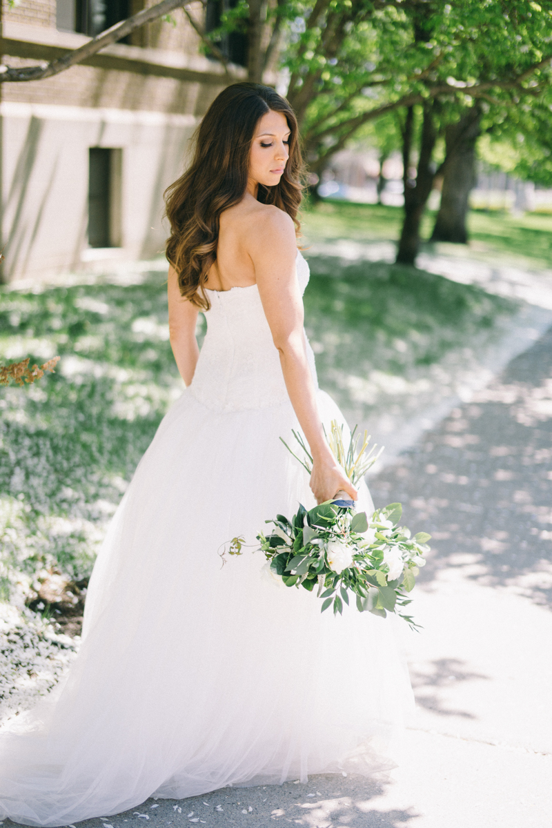 spring wedding at basilica