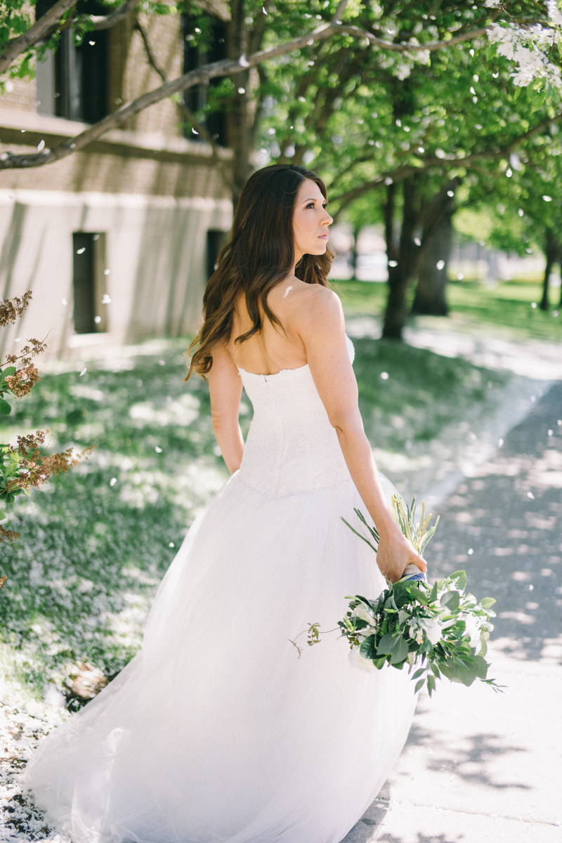 spring wedding at basilica