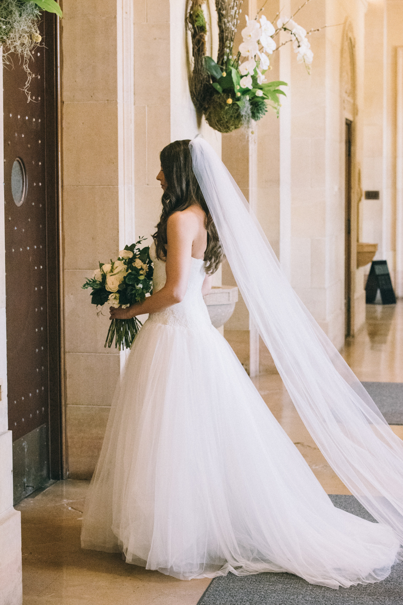 spring wedding at basilica