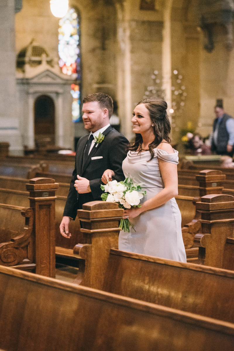 spring wedding at basilica