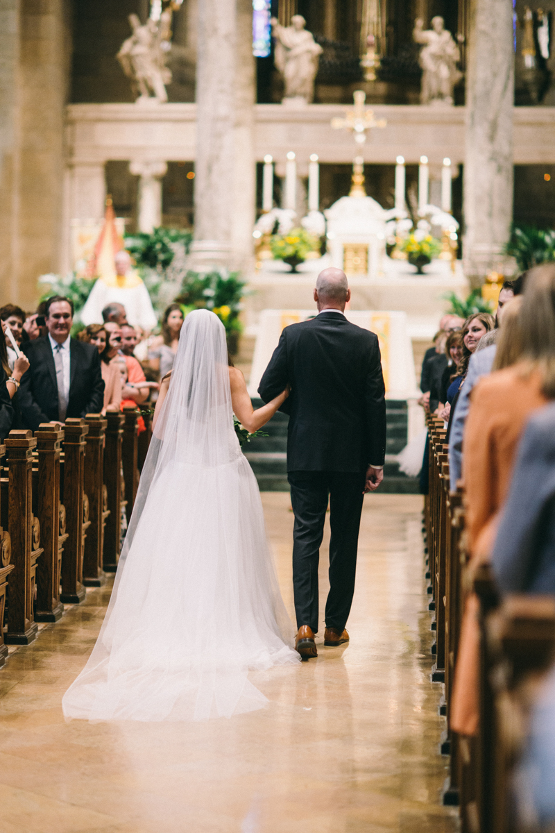 spring wedding at basilica