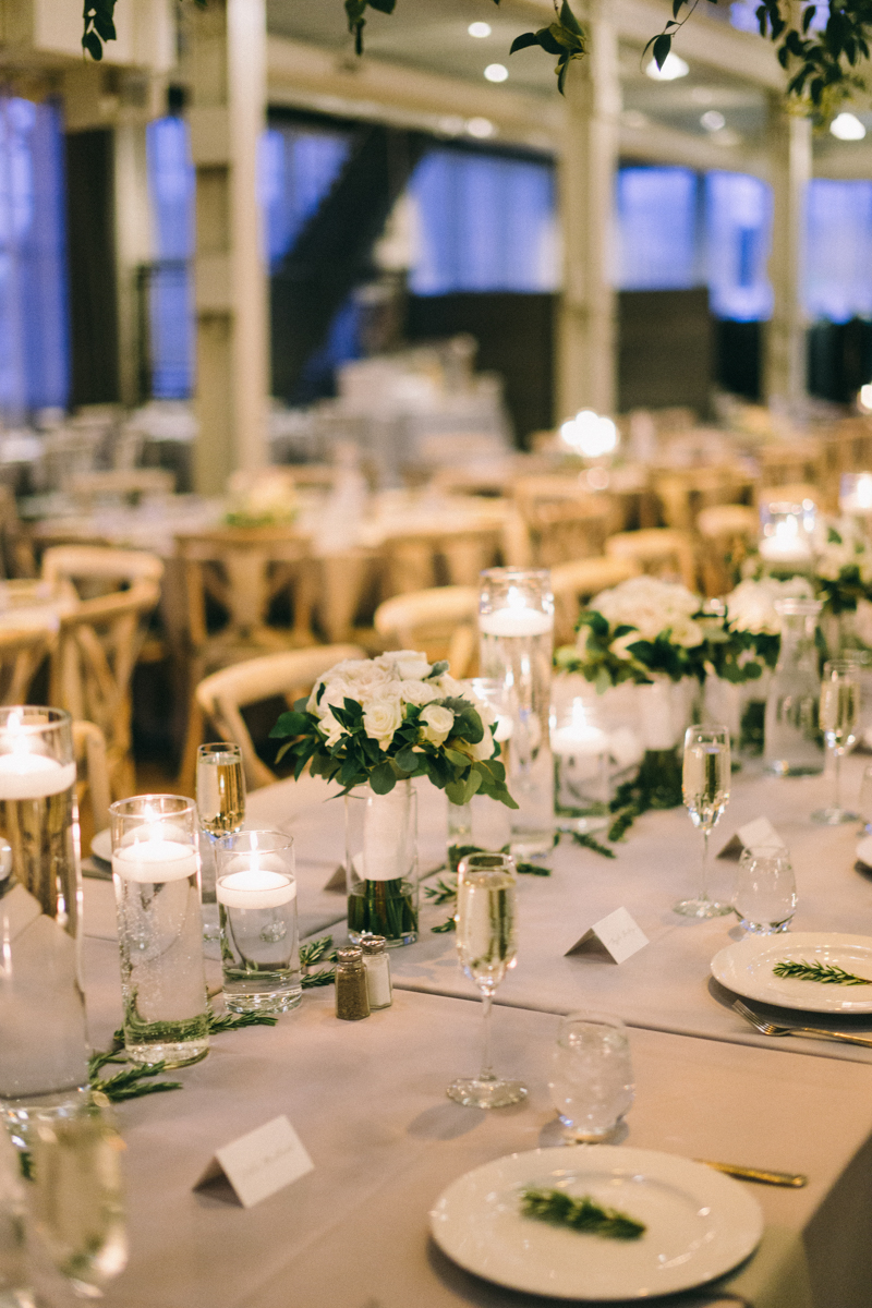 winter modern wedding